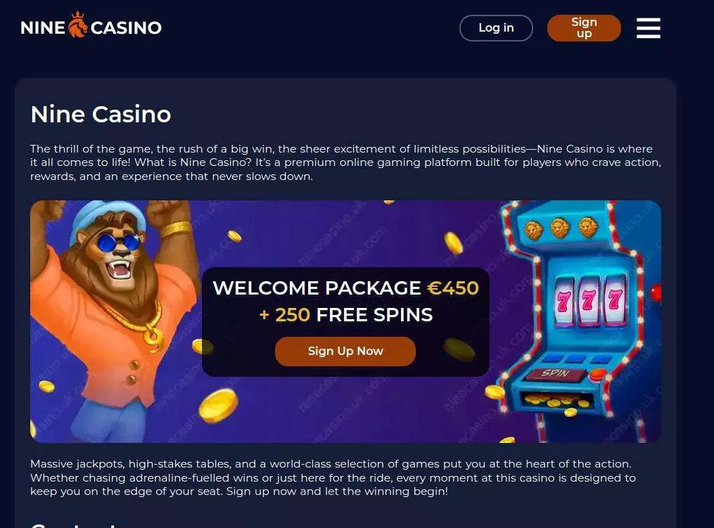 Nine casino Download NineCasino on Android and iPhone