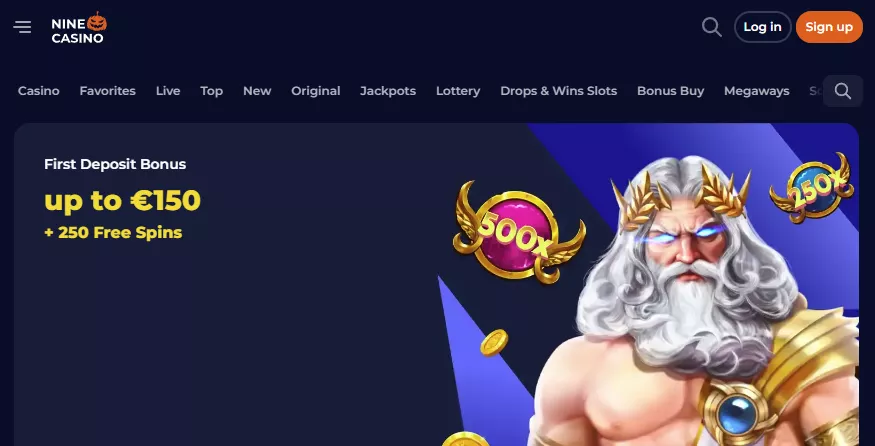 Bonus bez depozytu nine casino
